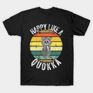 Happy like a quokka T-Shirt